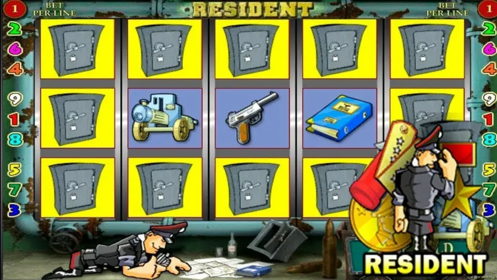 Бонусы в игровом автомате Resident